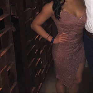 Pink bodycon dress